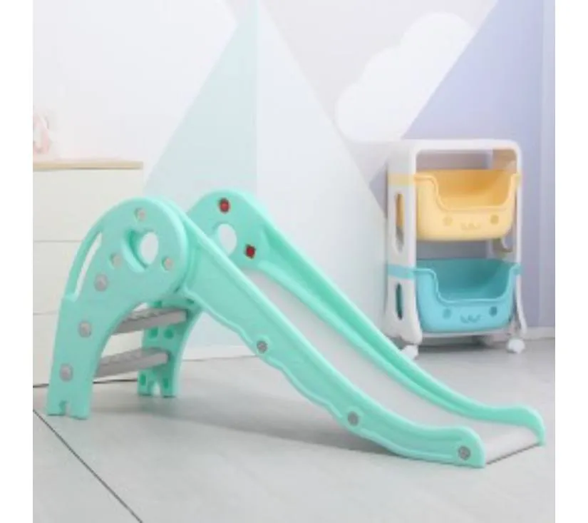 mamakids dječji tobogan za dvorište i igraonicu – mint boja 130 cm - slika 3