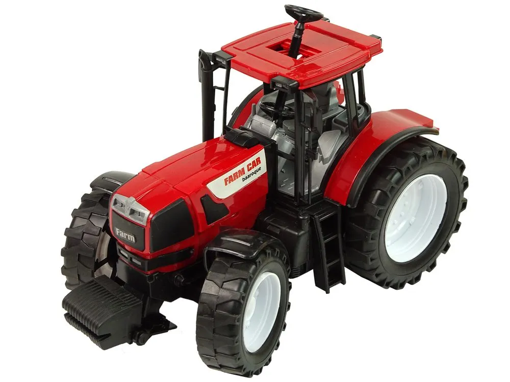 traktor s prikolicom crveno - žuti 50cm - slika 4