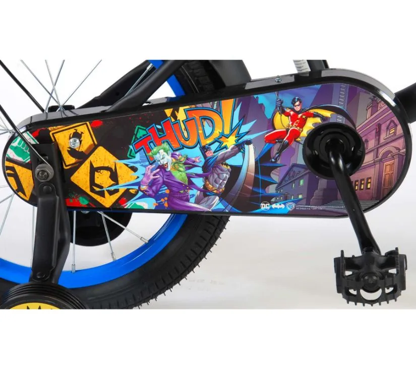 dječji bicikl batman 16" - crni s plavim detaljima - slika 7