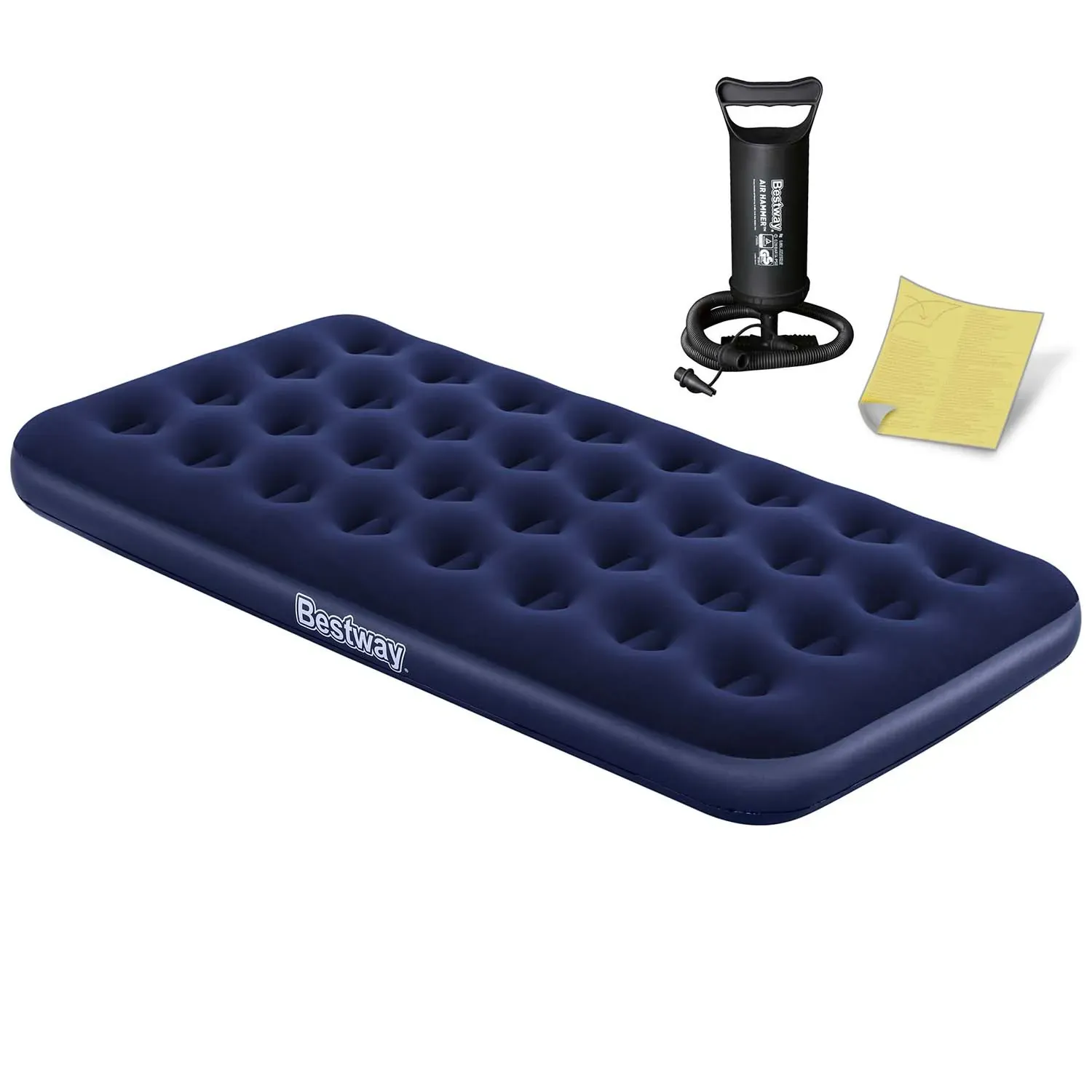 madrac na napuhavanje 188x99x22 cm s klipnom pumpom bestway - slika 2