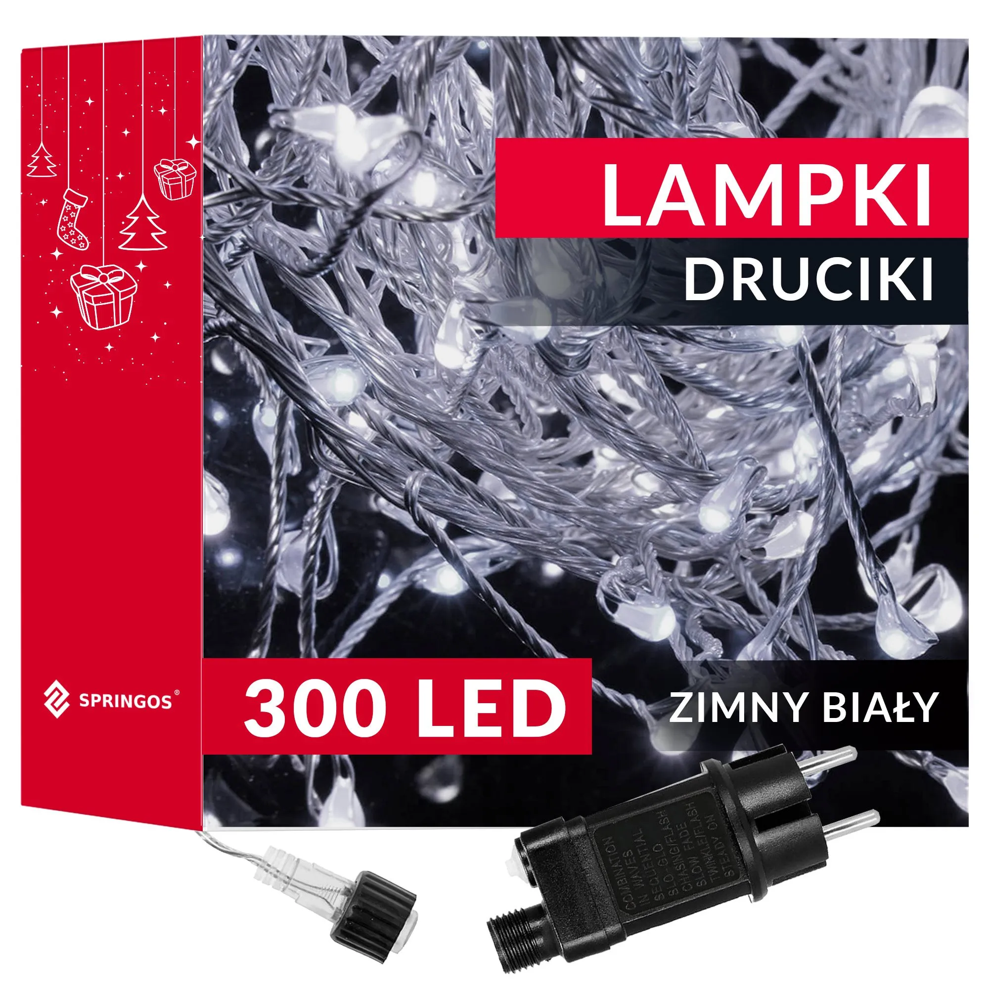 led dekorativna rasvjeta 300 dioda, hladno bijela - slika 11