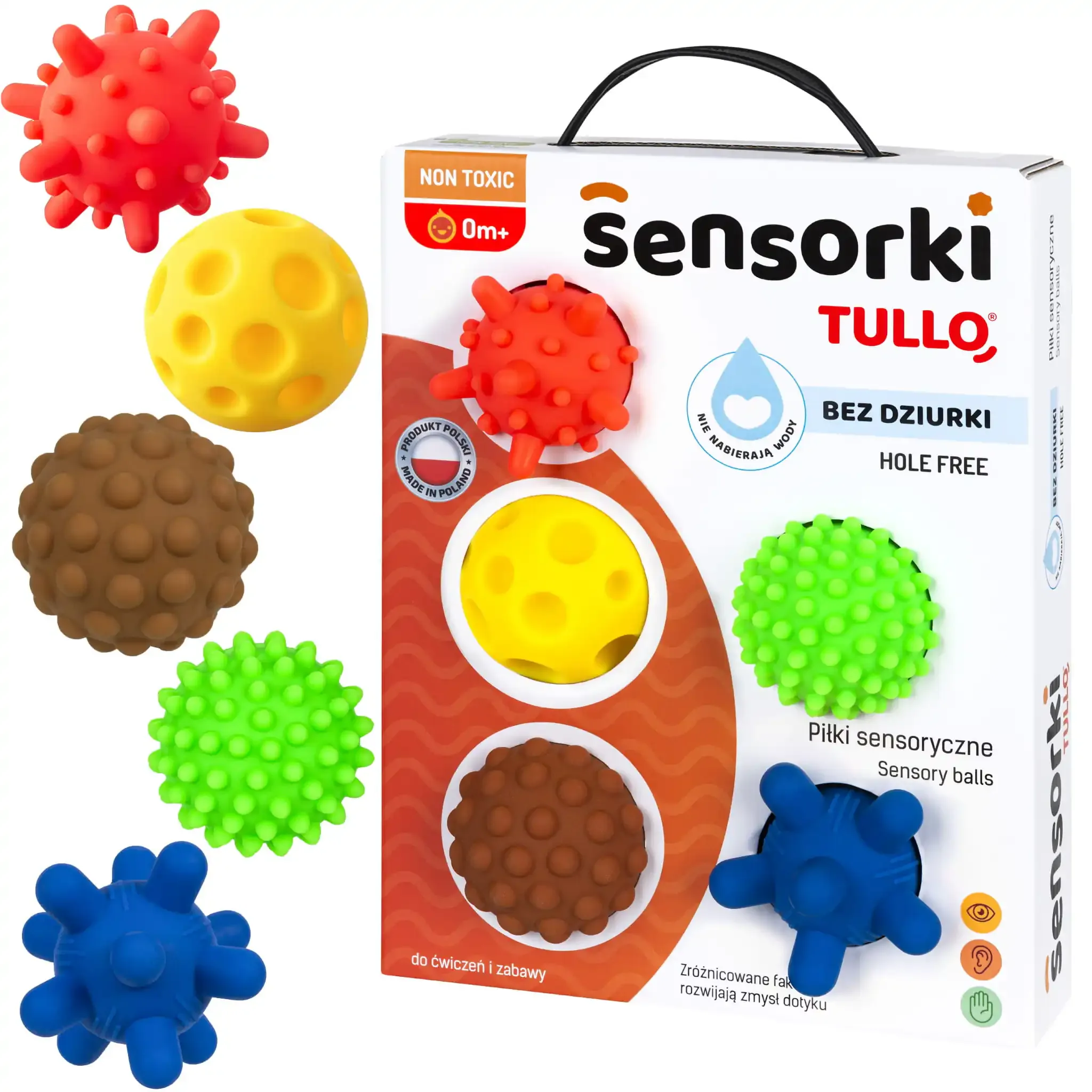 tullo senzoričke loptice bez rupa 5kom. - slika 1