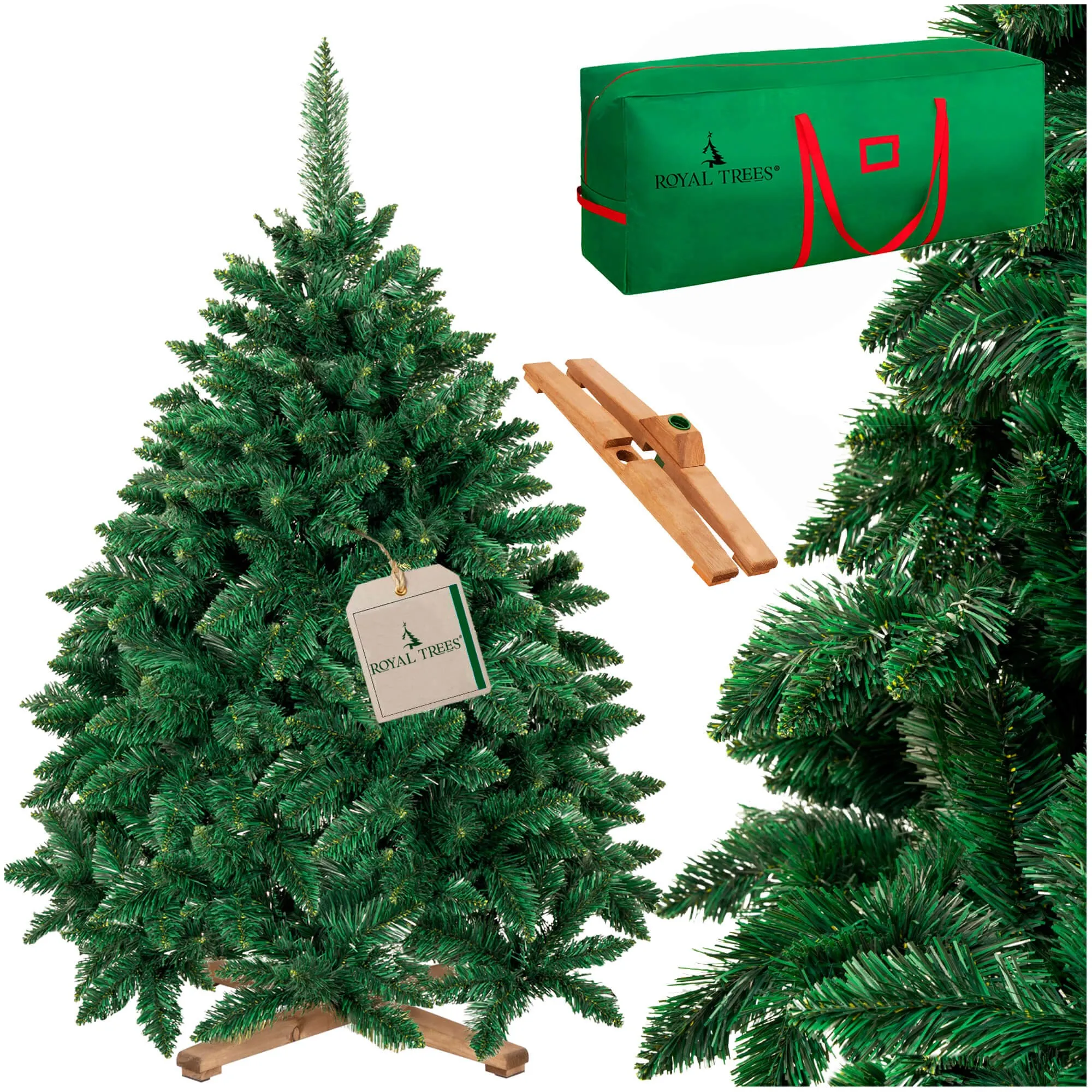 royal trees umjetna božićna jelka šumski bor premium 150 cm - slika 6