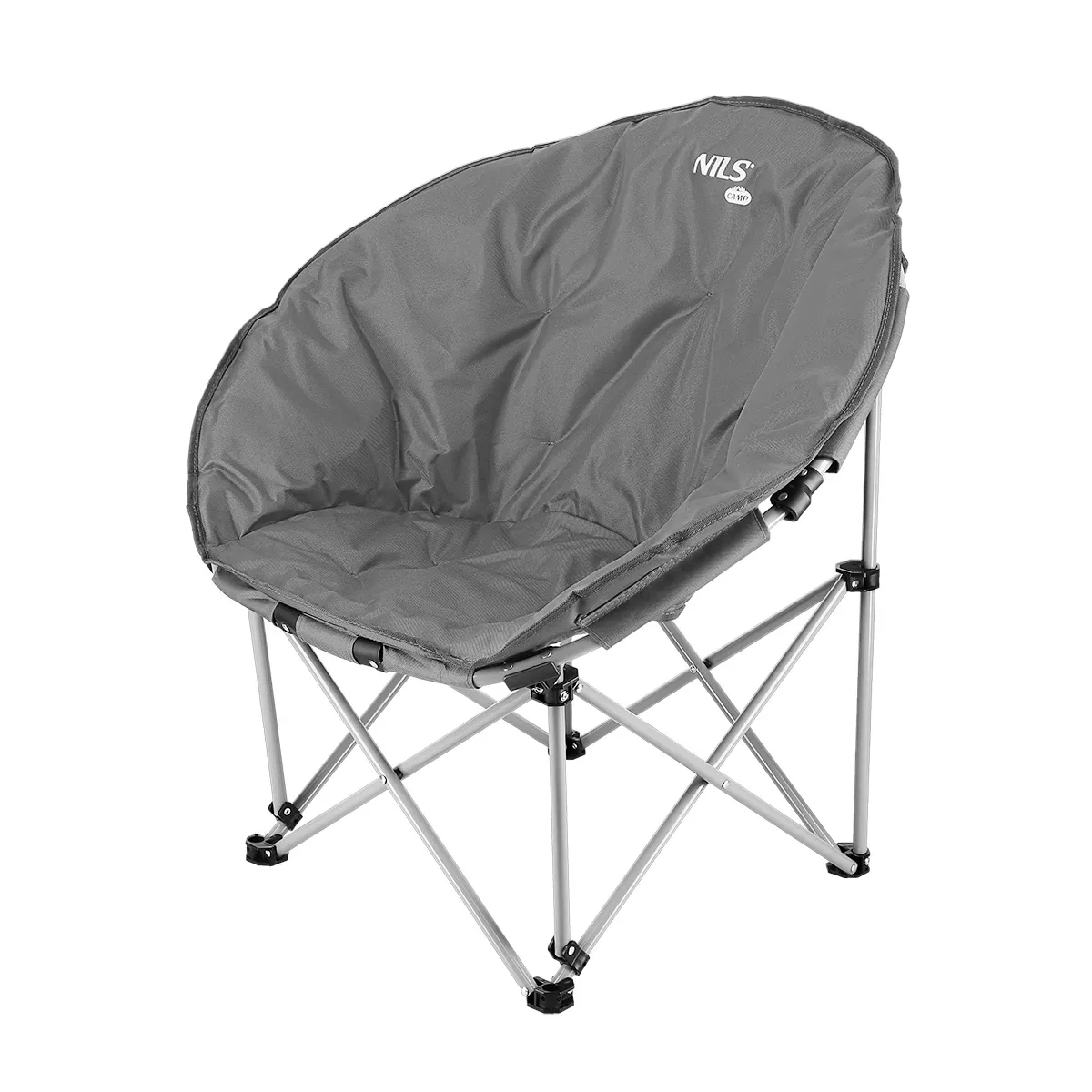 siva kamperska stolica 80x83x40cm nils camp - slika 5