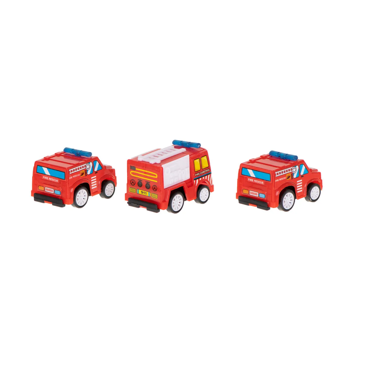 set dječjih vatrogasnih vozila 6 komada - slika 5