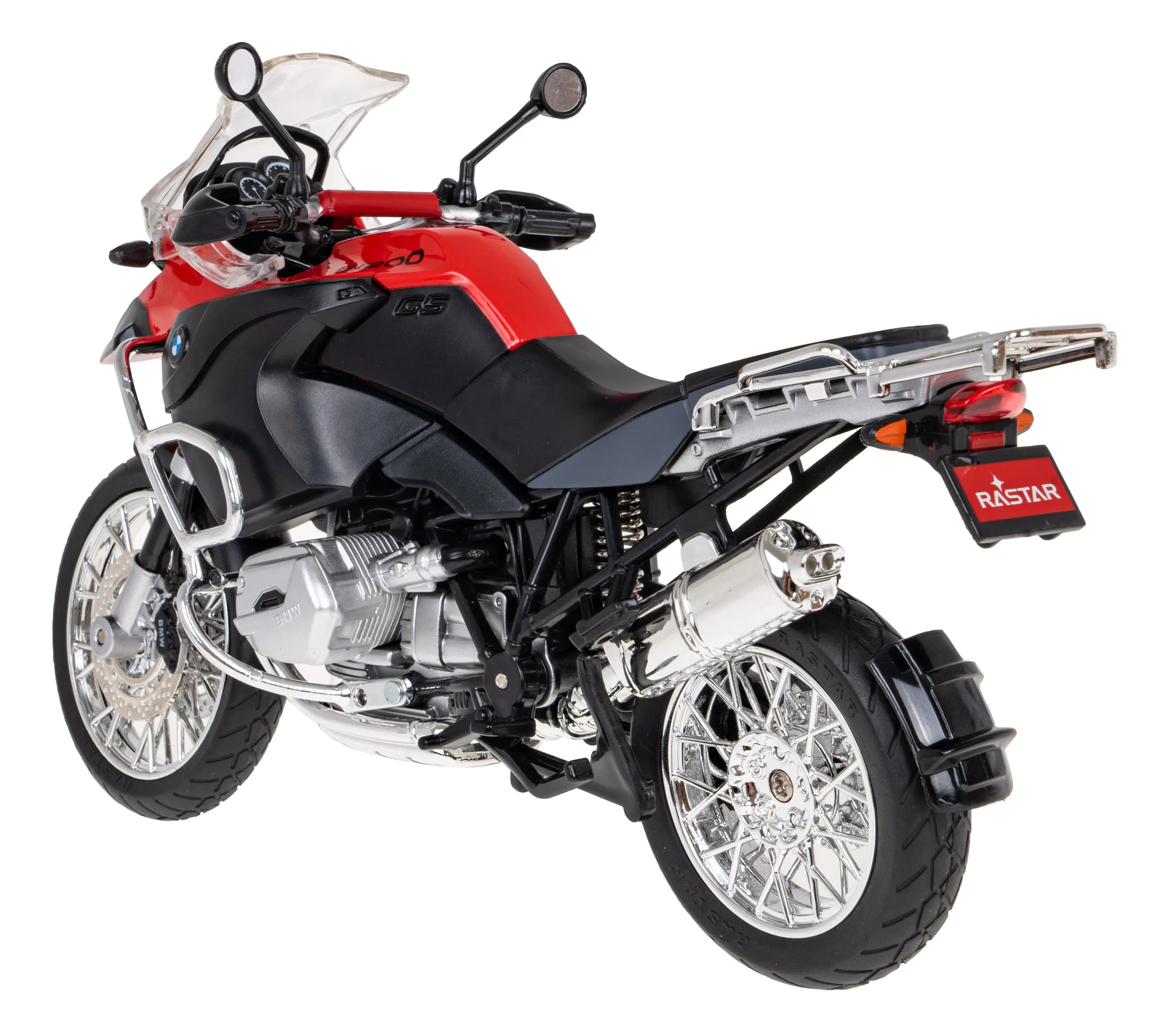 rastar motocikl bmw r1200gs 1:9 crveni - slika 4