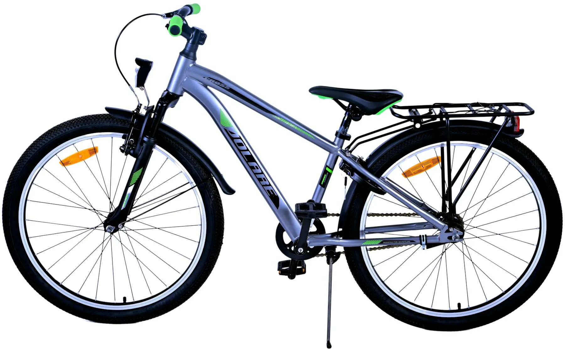dječji bicikl volare cross 24" tamno sivi - slika 15