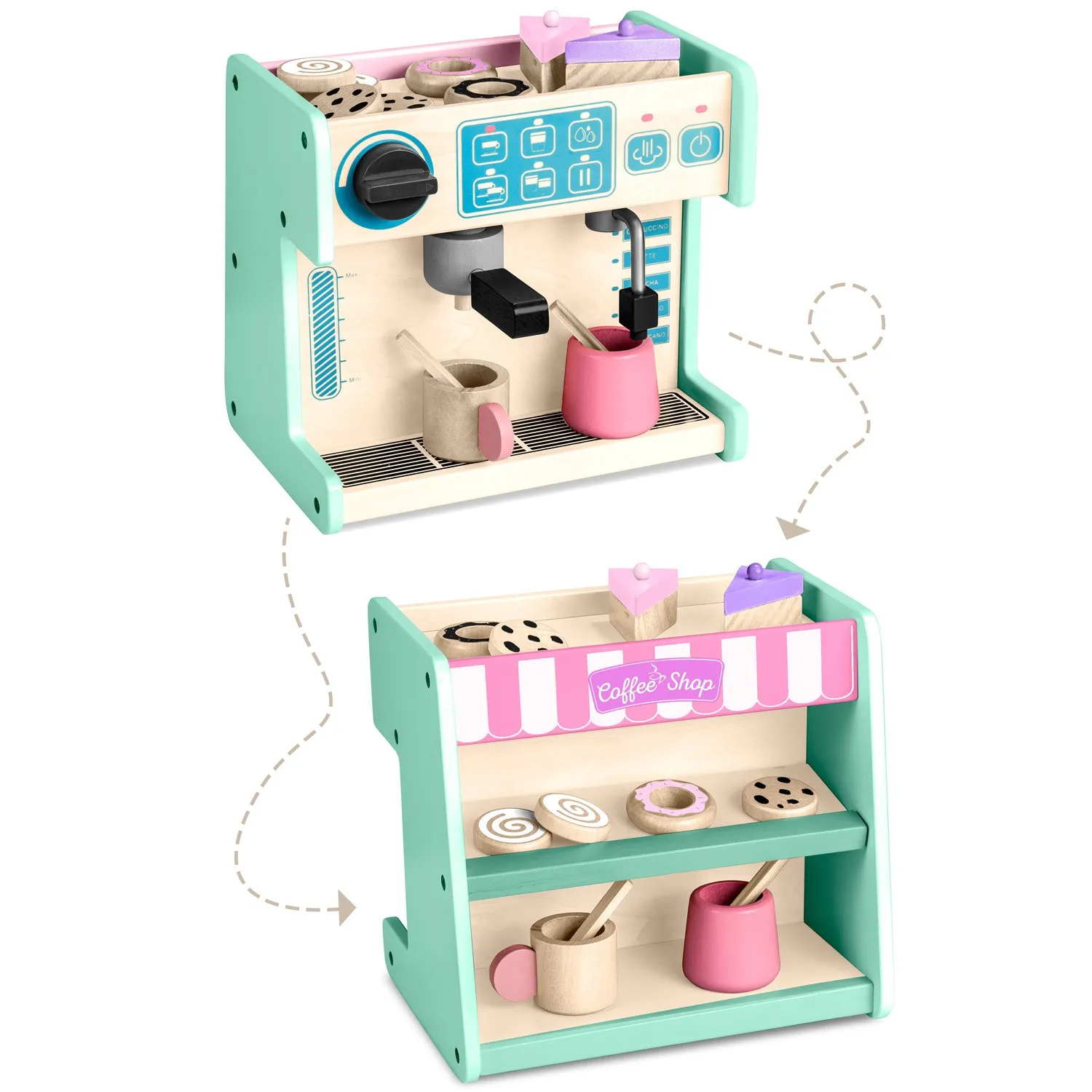 ricokids 785100 mint slatkiši s aparatom za kavu - slika 9