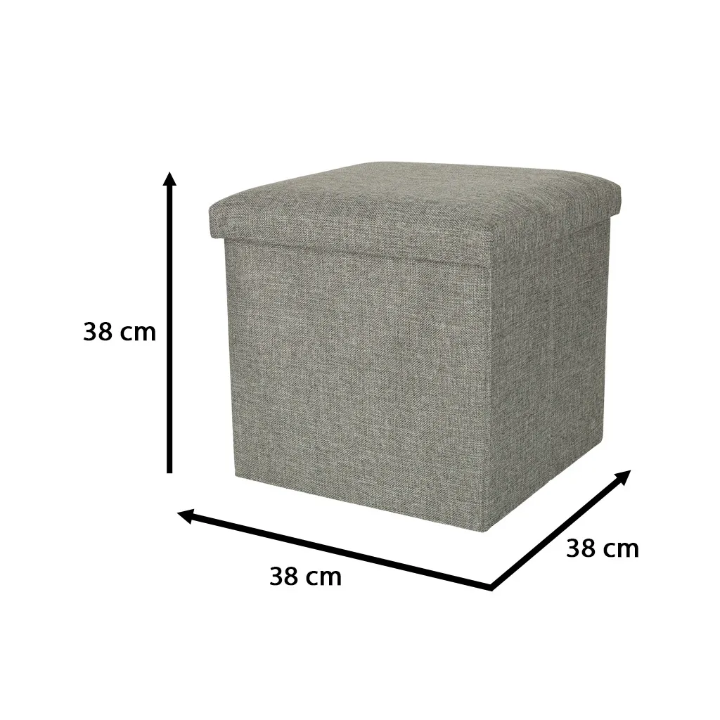 sklopiva torbica s pretincem siva 38x38x38cm - slika 6