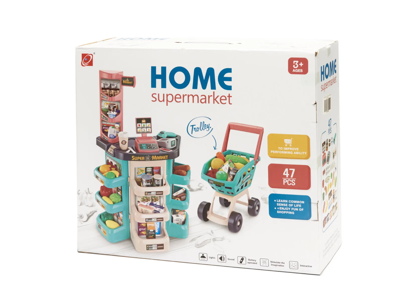 blagajna supermarketa kolica 47 elemenata - slika 11