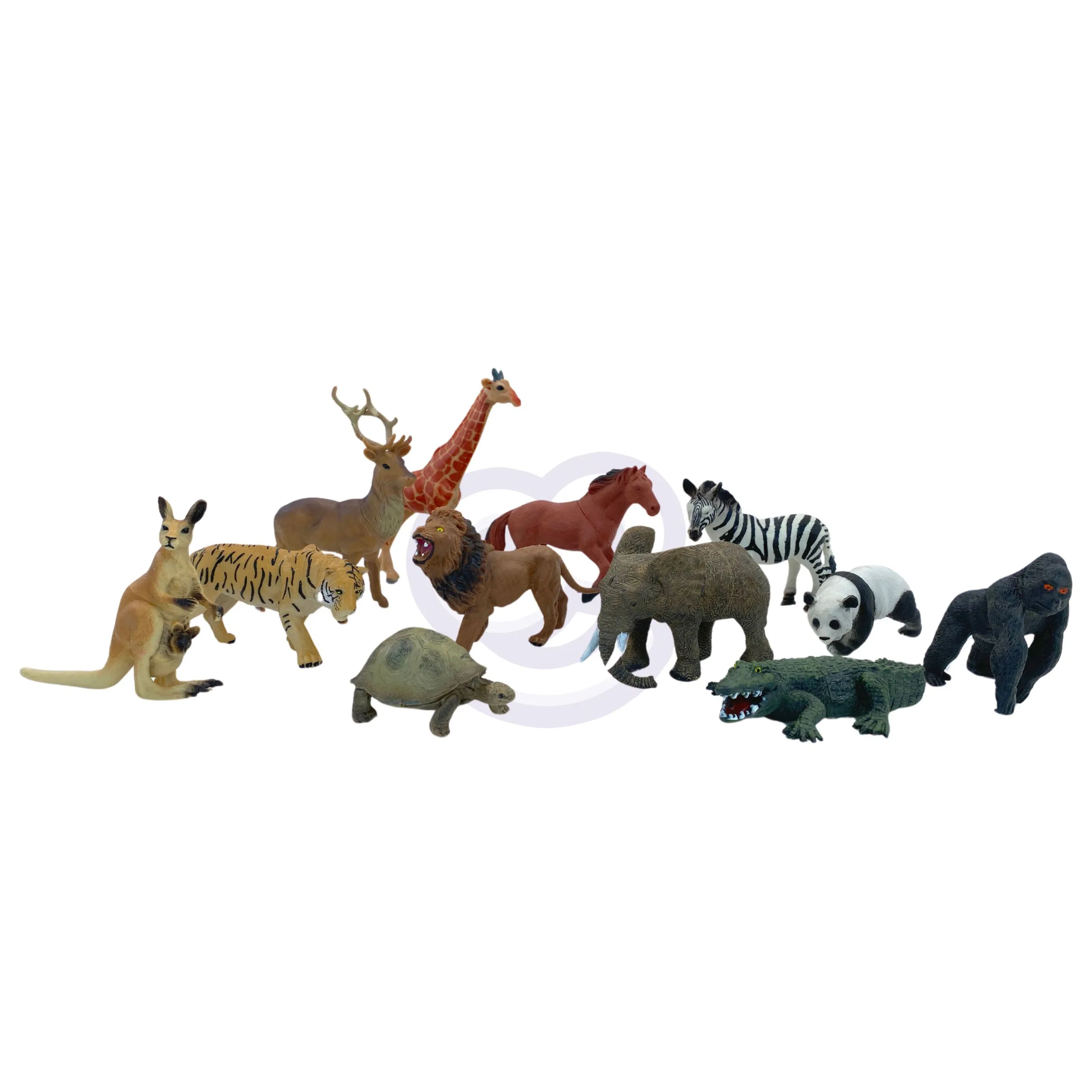 woopie set figurica safari + podloga 24 kom - slika 5