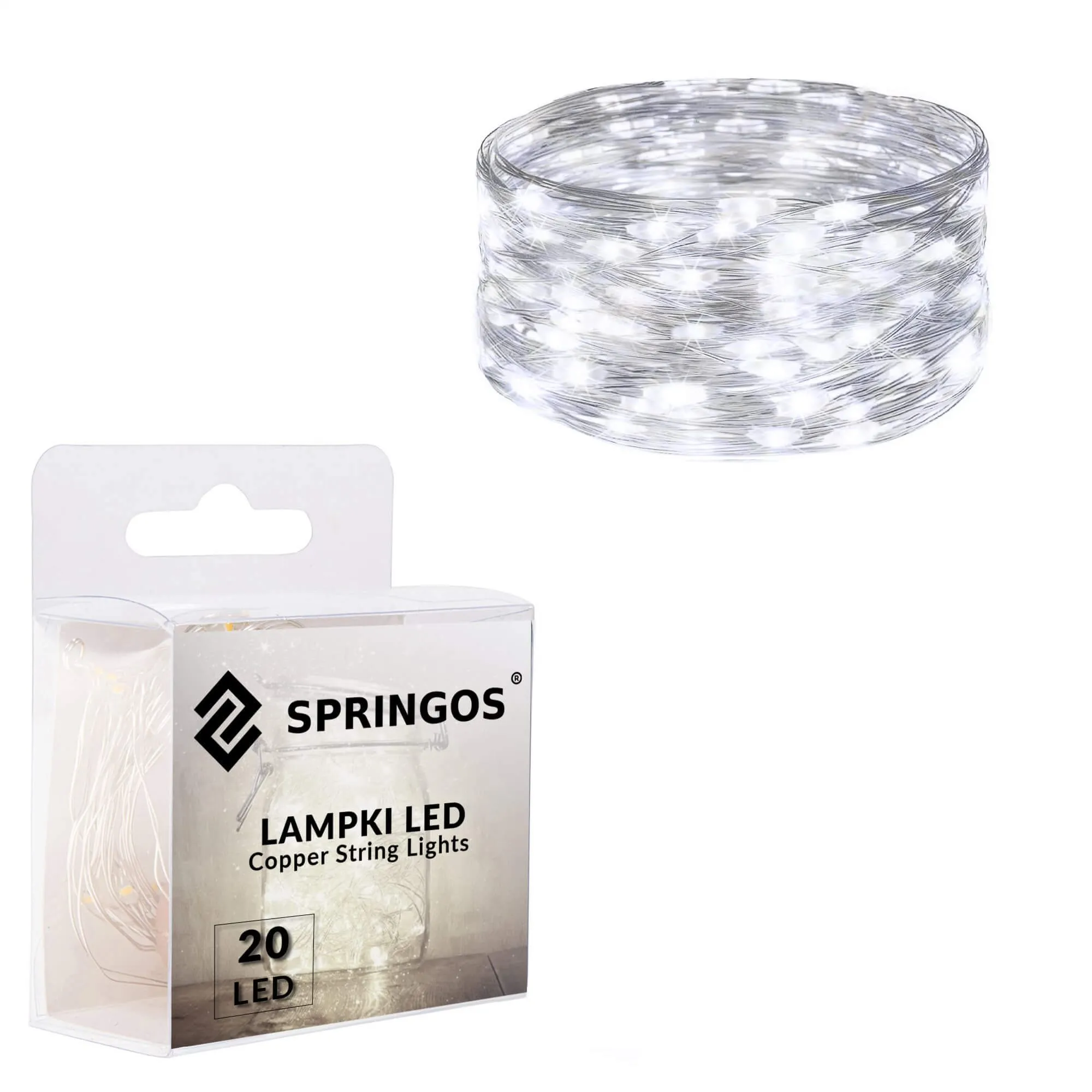 led lampice na baterije, 20 led dioda - slika 11