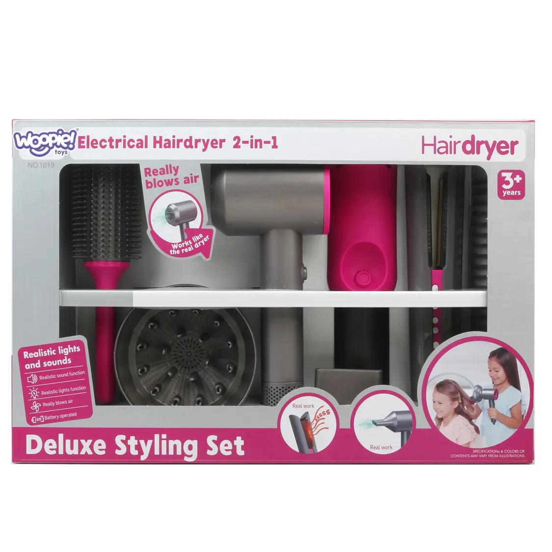 woopie mali frizerski set + dodaci - slika 4