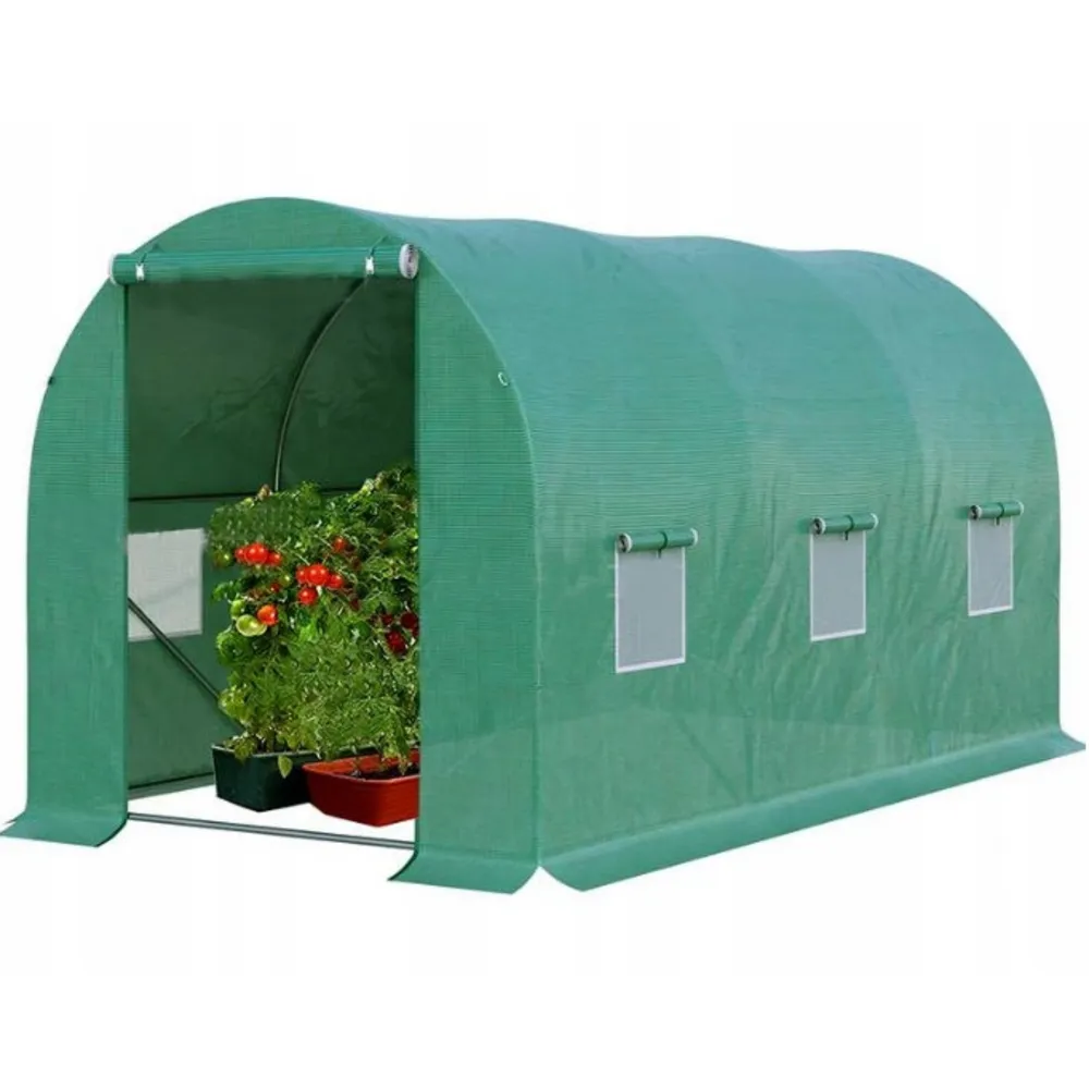 vrtni zeleni plastenik 2x3 6m2 - slika 3