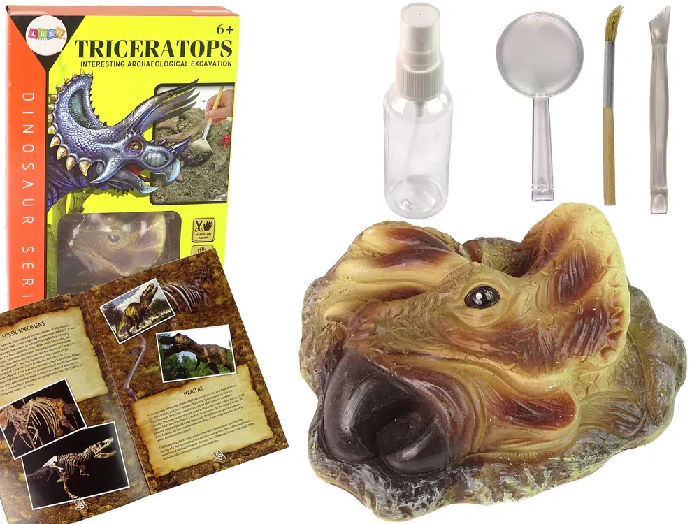 obrazovni set za iskopavanje dinosaura triceratopsa - slika 2