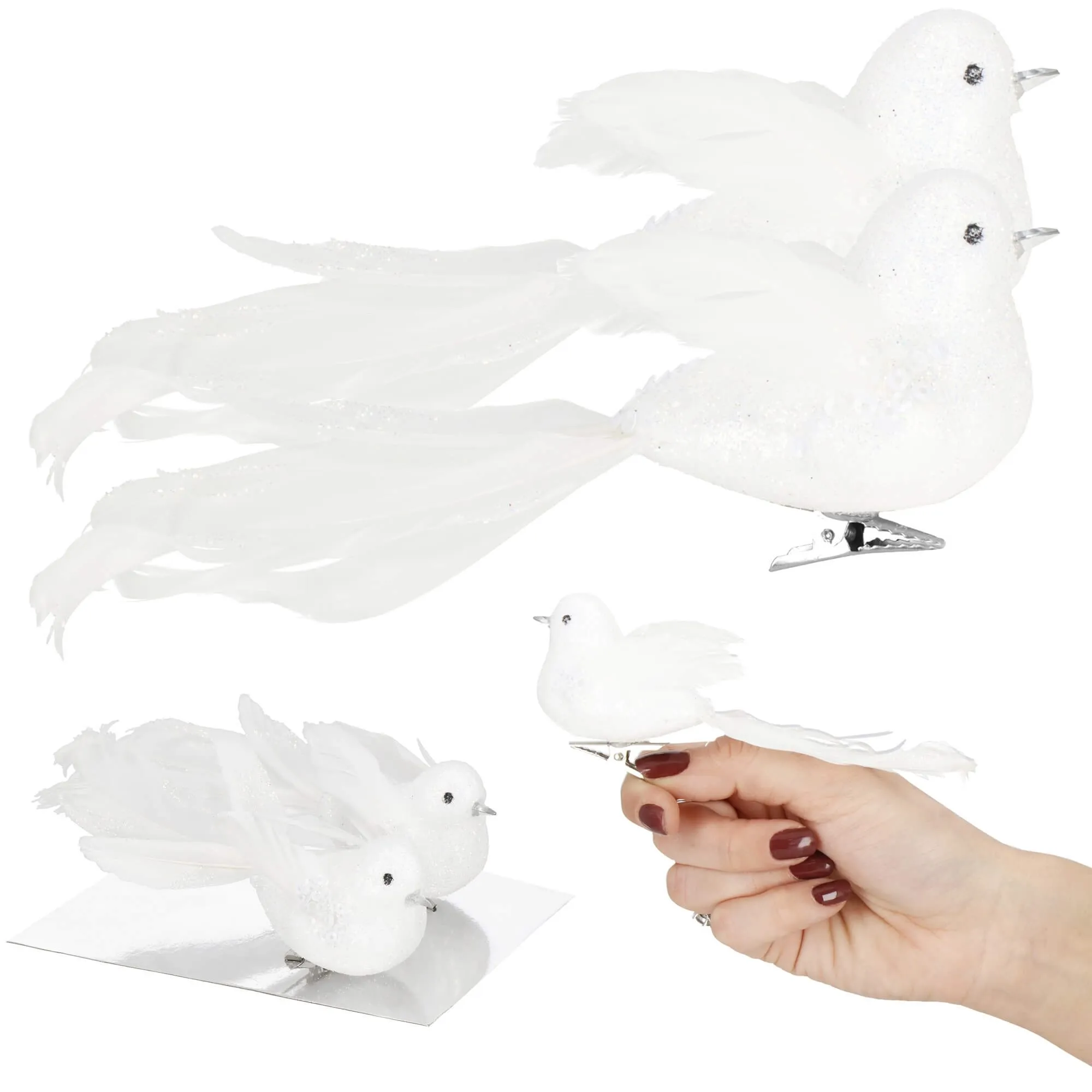 božićni ukras “ptice” – 4 × 14 cm - slika 8