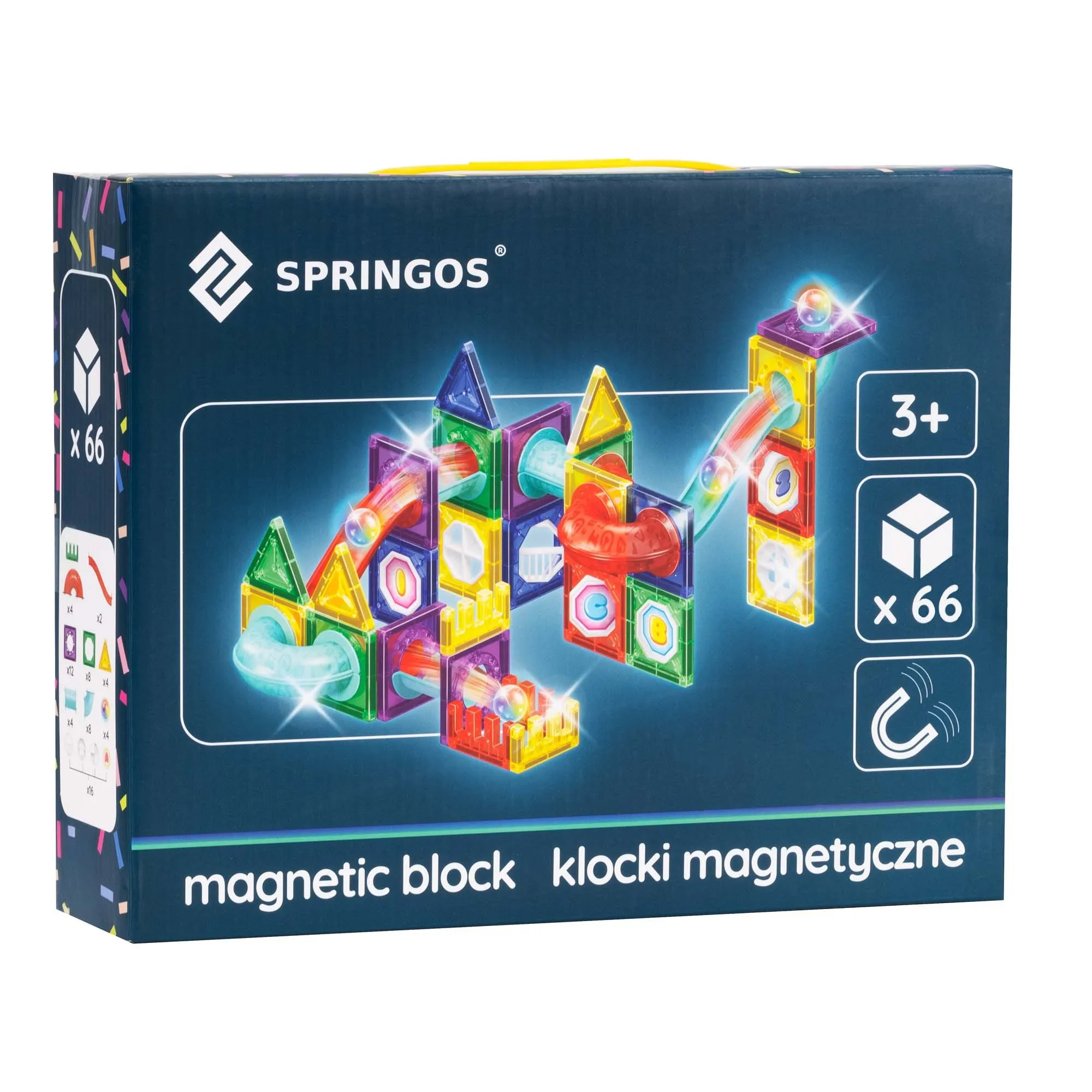 magnetni blokovi 66 komada - slika 5