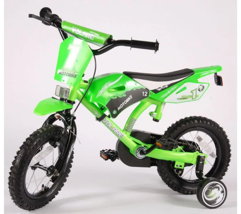 volare dječji bicikl - motor 12" zeleni - slika 14