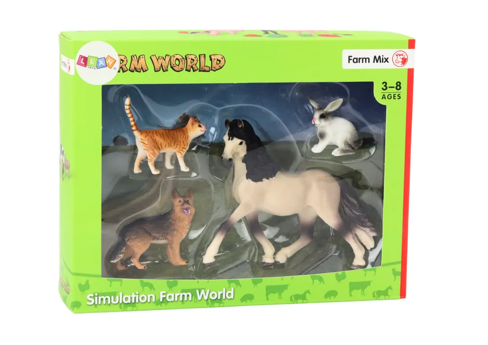 set figurica kućnih ljubimaca-4 dijela - slika 4
