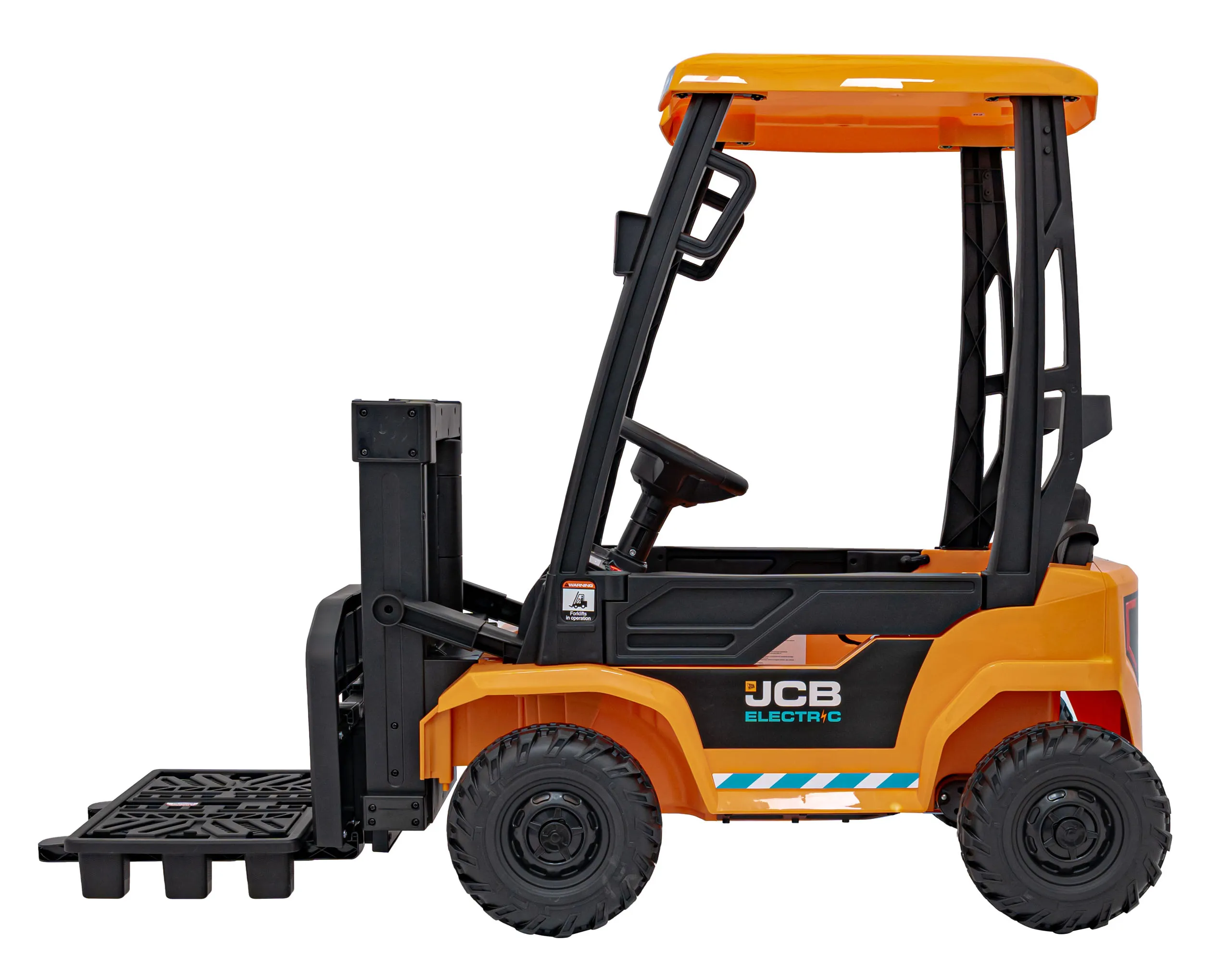 viličar jcb, vozilo na akumulator, žuti - slika 5