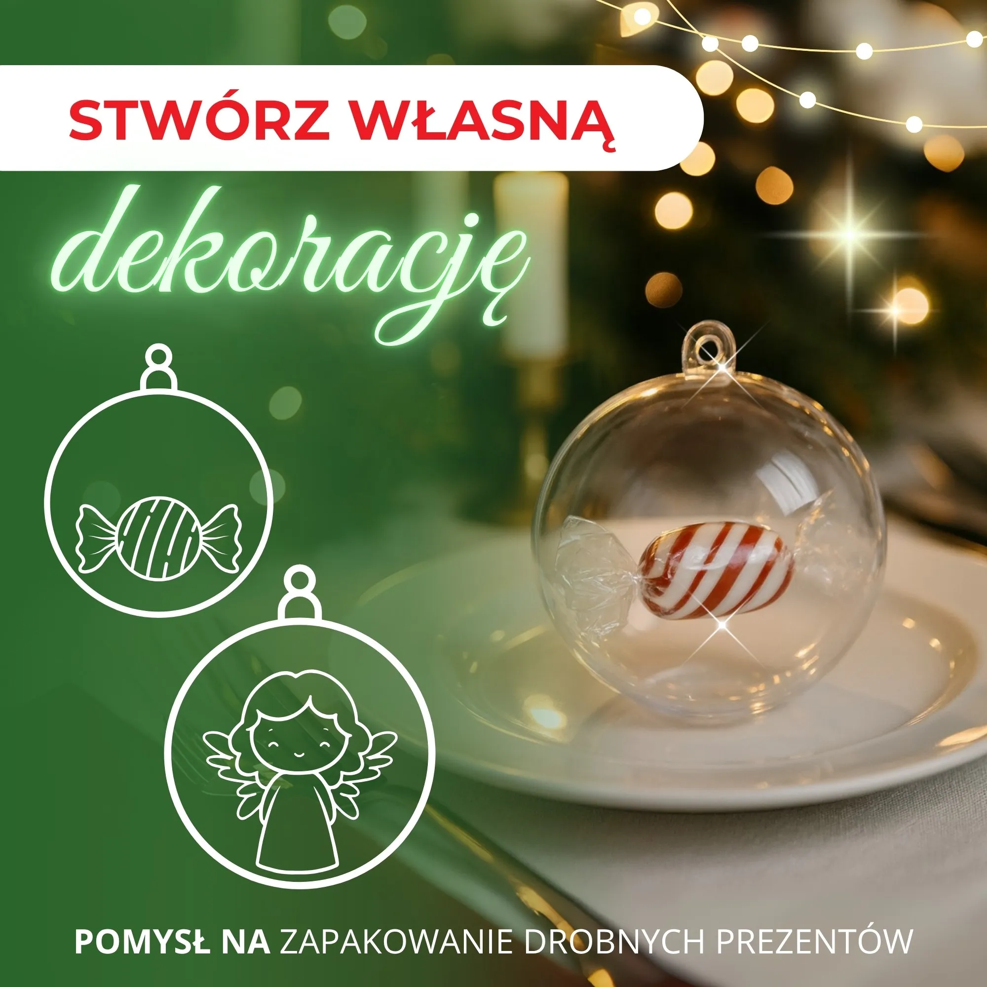 akrilna božićna kuglica 11 cm - slika 11