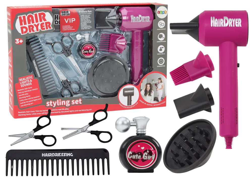 frizerski beauty set 10 kom - slika 2