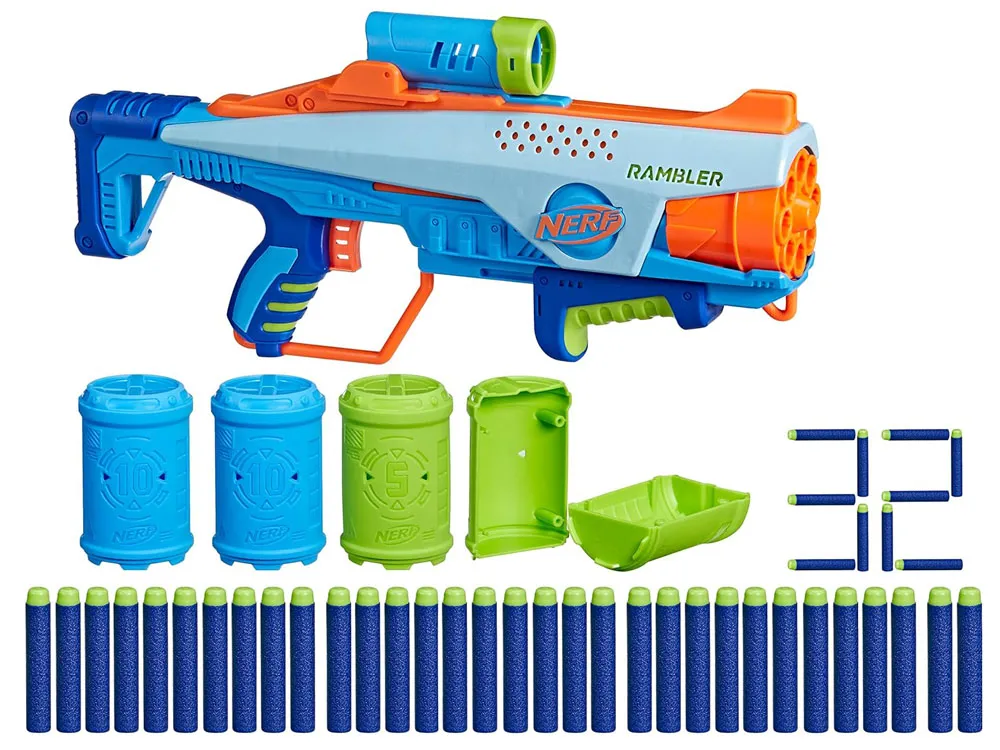 nerf elite junior rookie pack – bacač s 32 metka i mete za precizno gađanje - slika 8