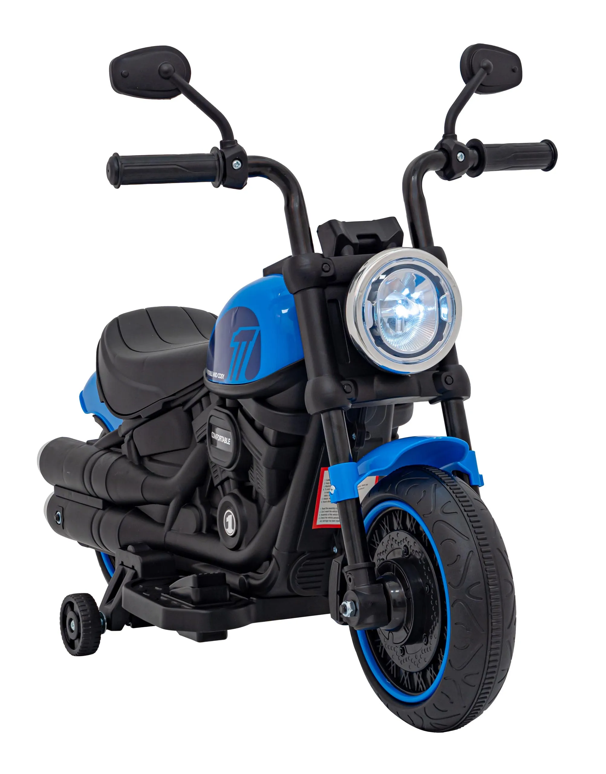 chopper, motor na akumulator, plavi - slika 6