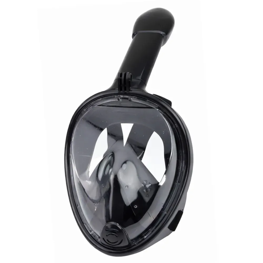 maska za ronjenje s maskom i disalicom za cijelo lice s anti-fog sustavom, crna, l/xl - slika 5