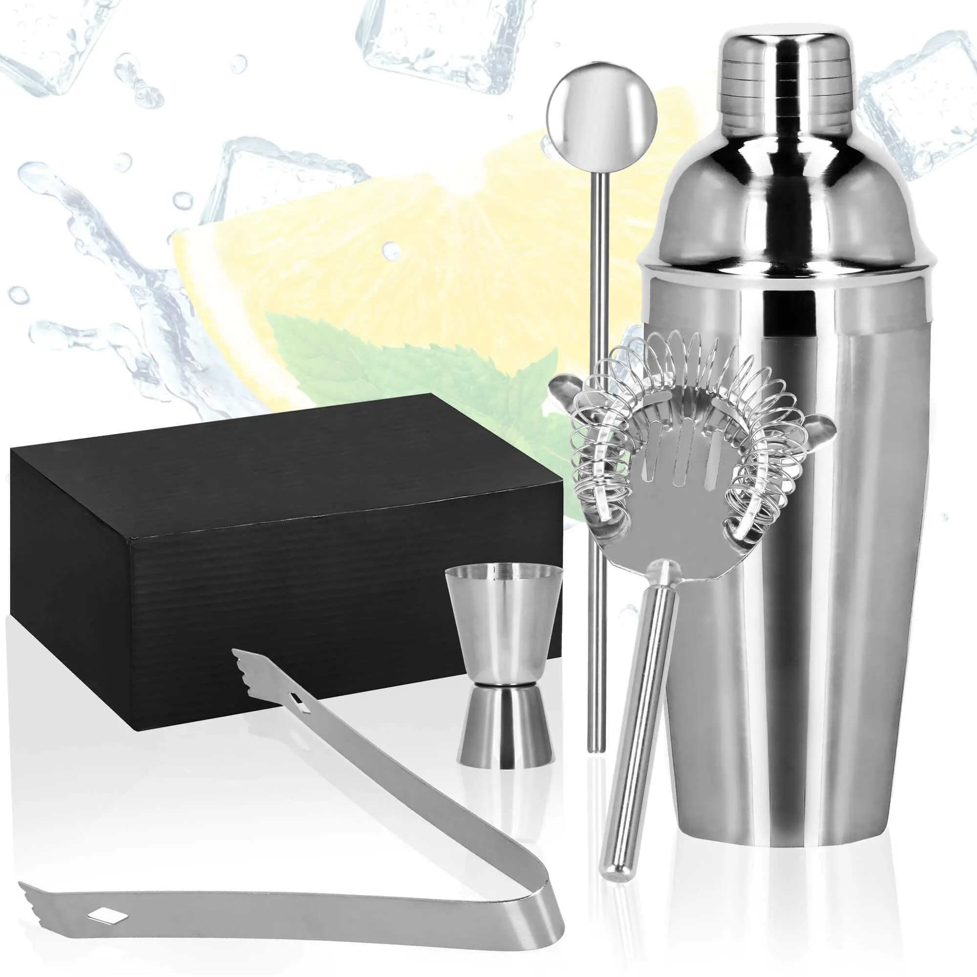 set za pripremu pića za barmene shaker 750 ml 5 komada - slika 10