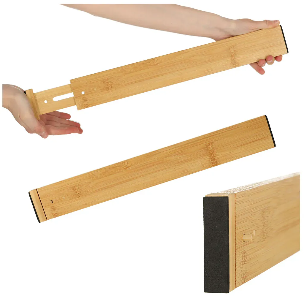 Organizator ladica podesivi separator od bambusa 56x6x1.5cm 1 kom - Pribislavec