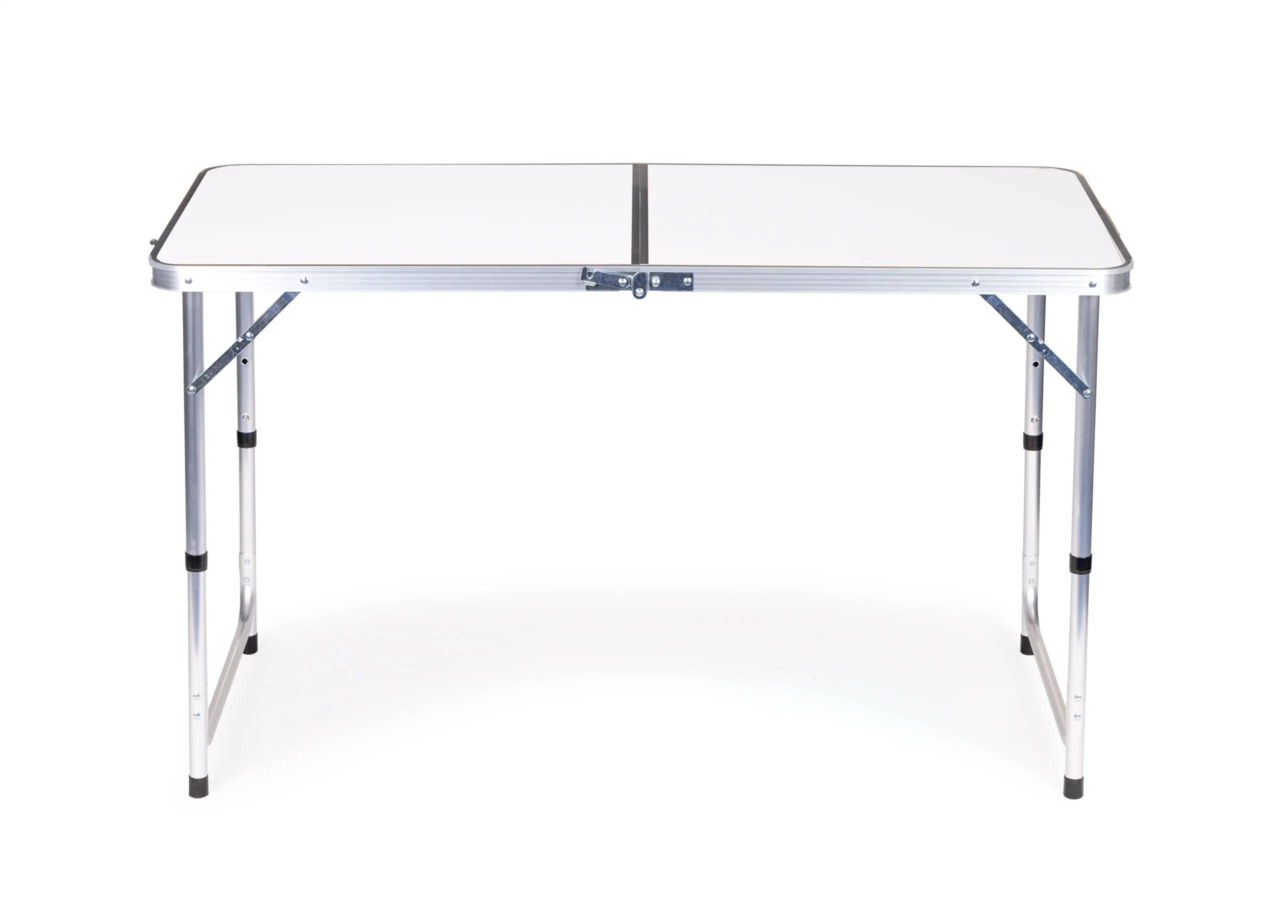 modernhome sklopivi turistički stol 120 x 60 cm - bijeli - slika 6