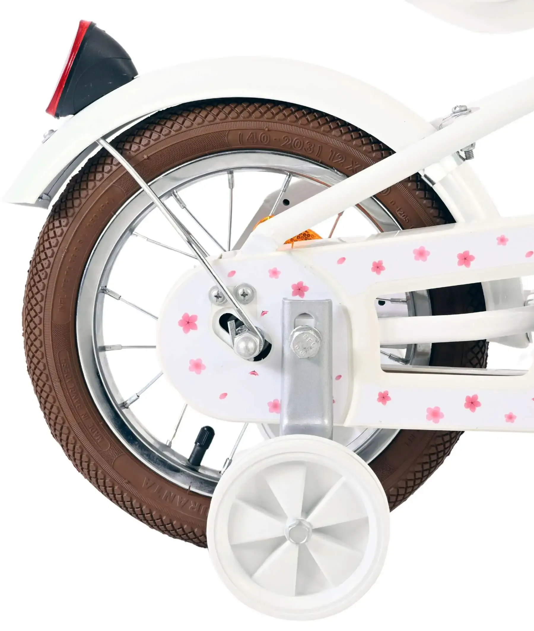 volare dječji bicikl blossom 12″ bijele boje - slika 3