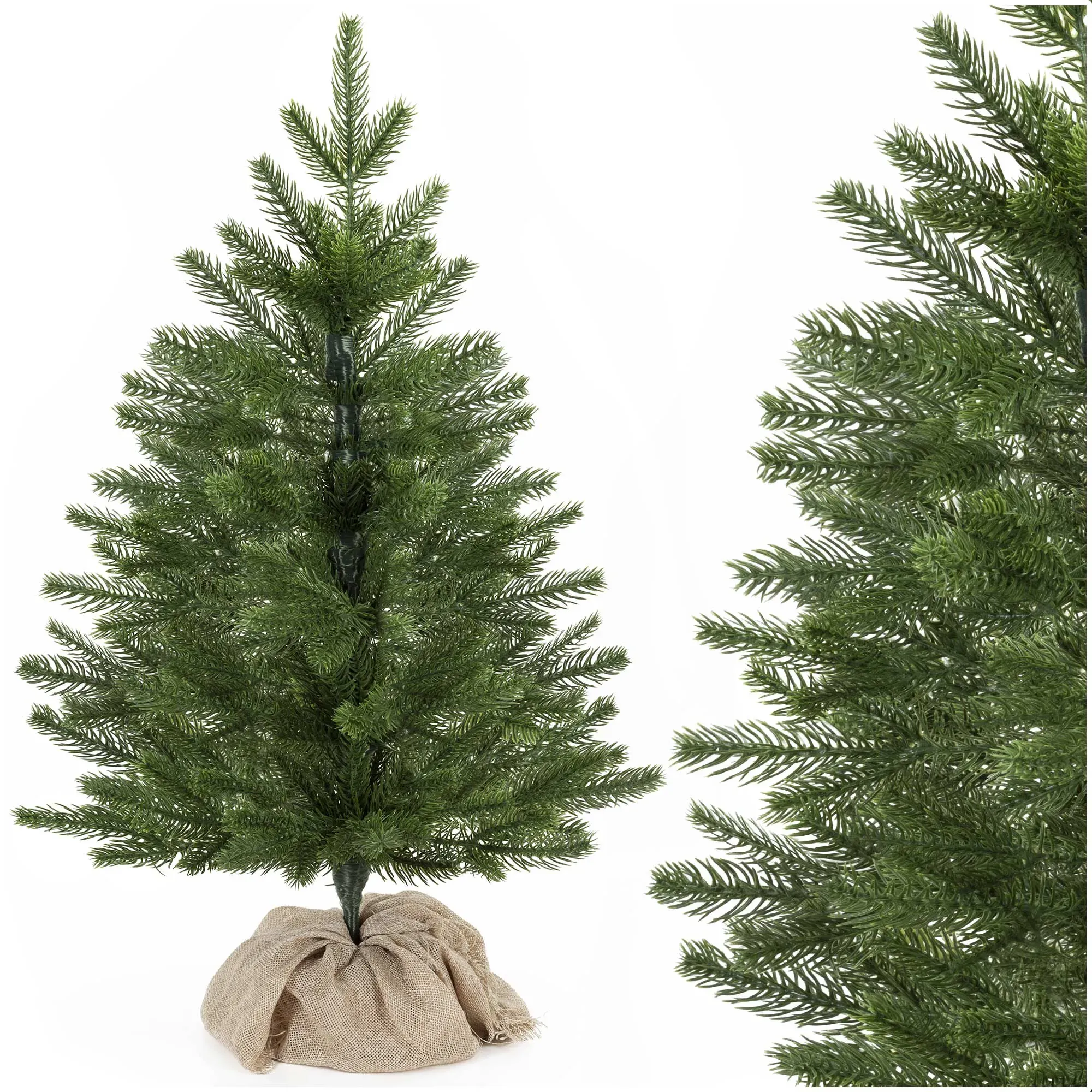 ukrasna božićna jelka 60 cm, zelena - slika 2
