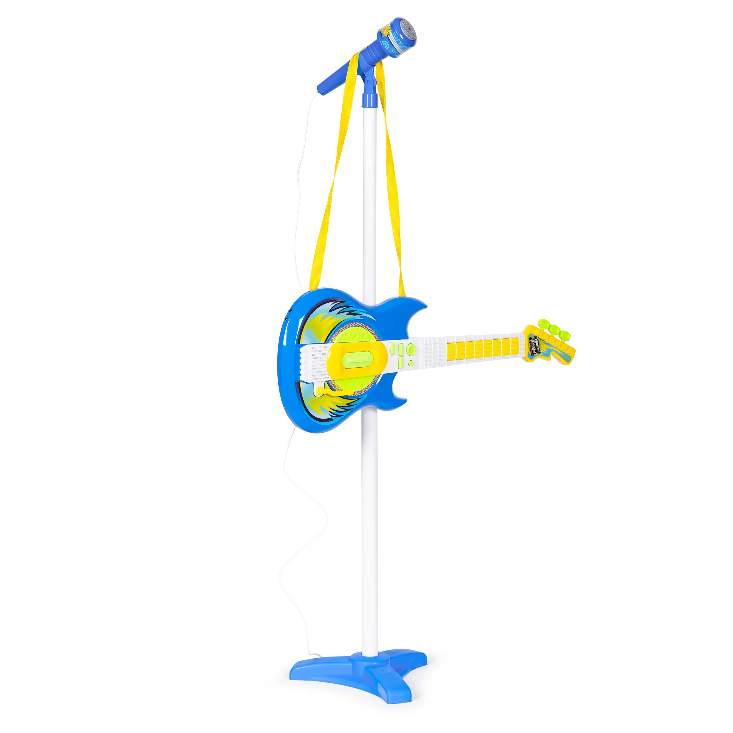 glazbeni set - mikrofon, električna gitara i stalak - slika 5