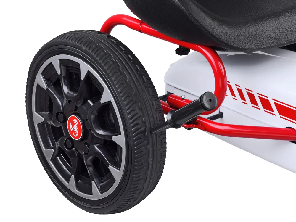 gokart abarth za pedale veliki mekani kotači pa0167 - slika 6