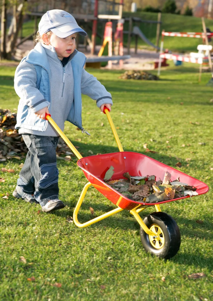 rolly toys crvena metalna kolica za djecu - slika 3