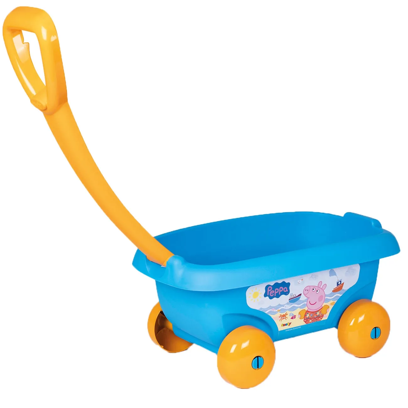 smoby kolica s kantom i priborom za pijesak peppa pig - slika 3