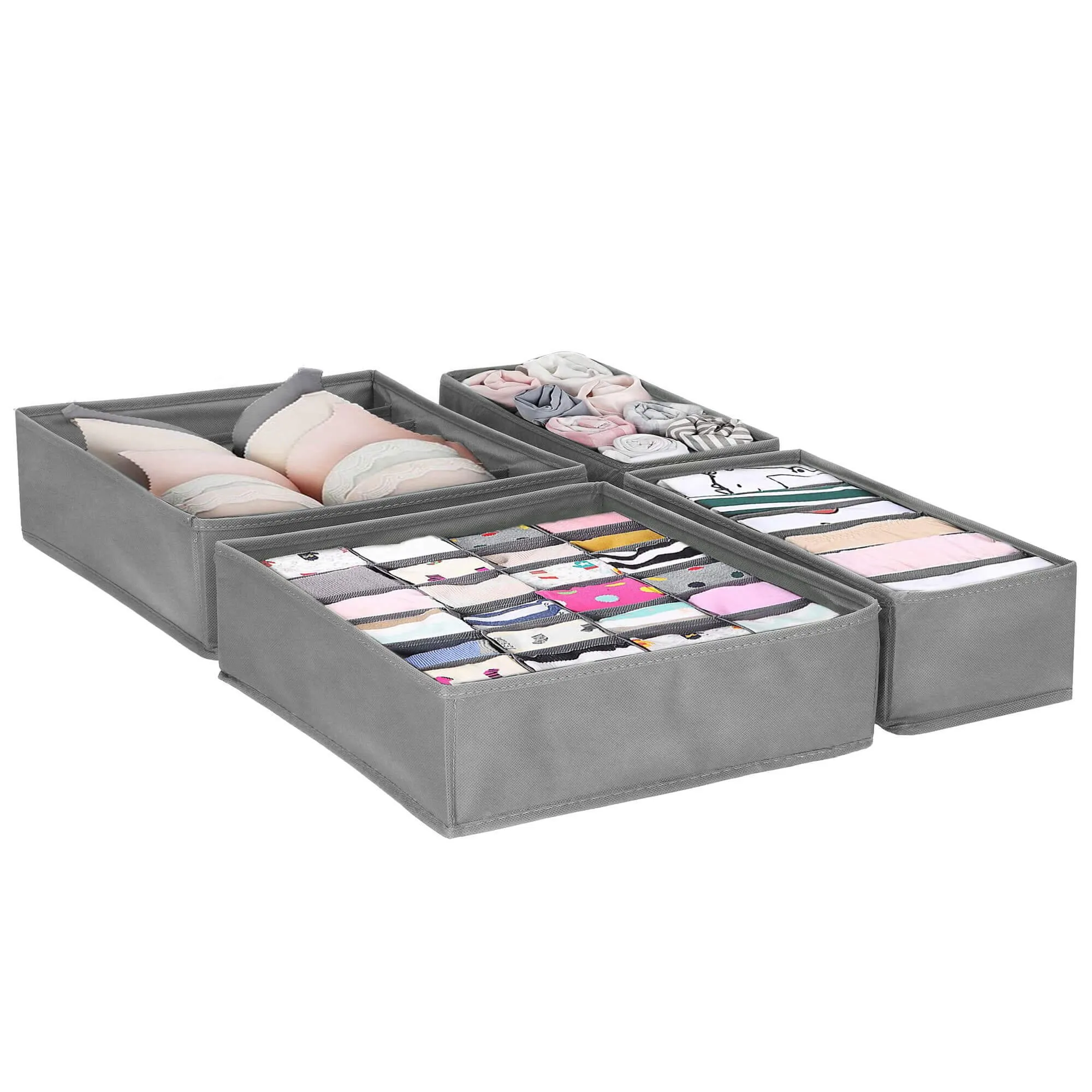 organizator ladica, siva - slika 6