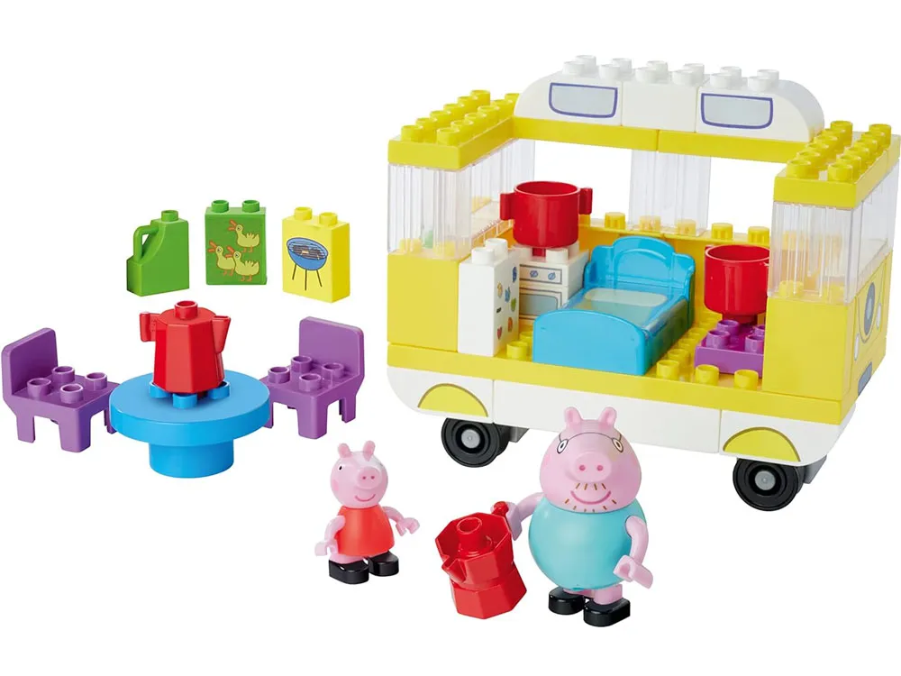 peppa pig kamper s kockicama 52kom - slika 3