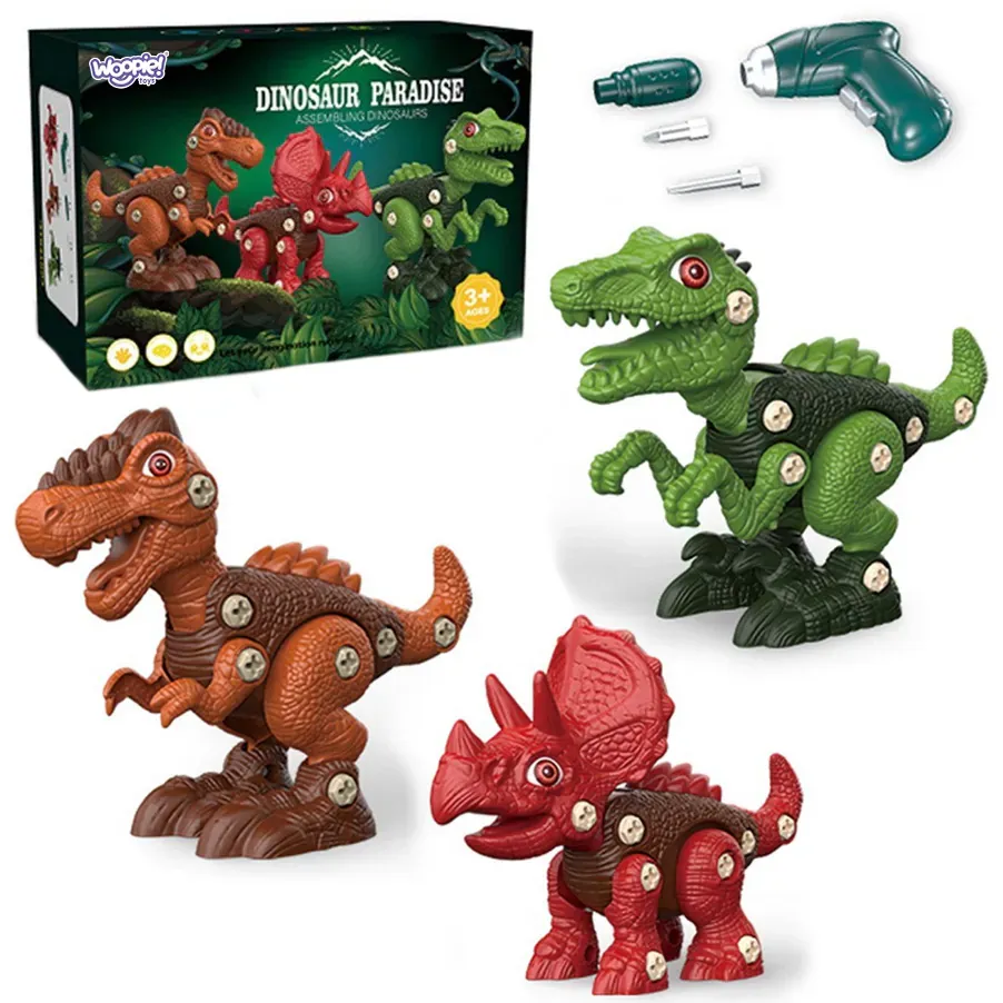 woopie set za sastavljanje dinosaura 3 kom. - slika 2