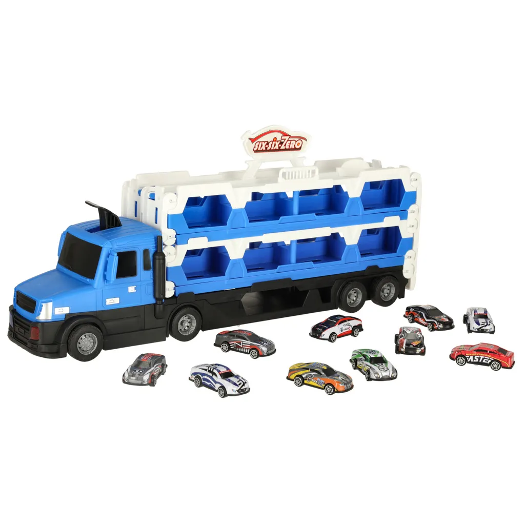 kamion transporter auta xxl - plavi - slika 4