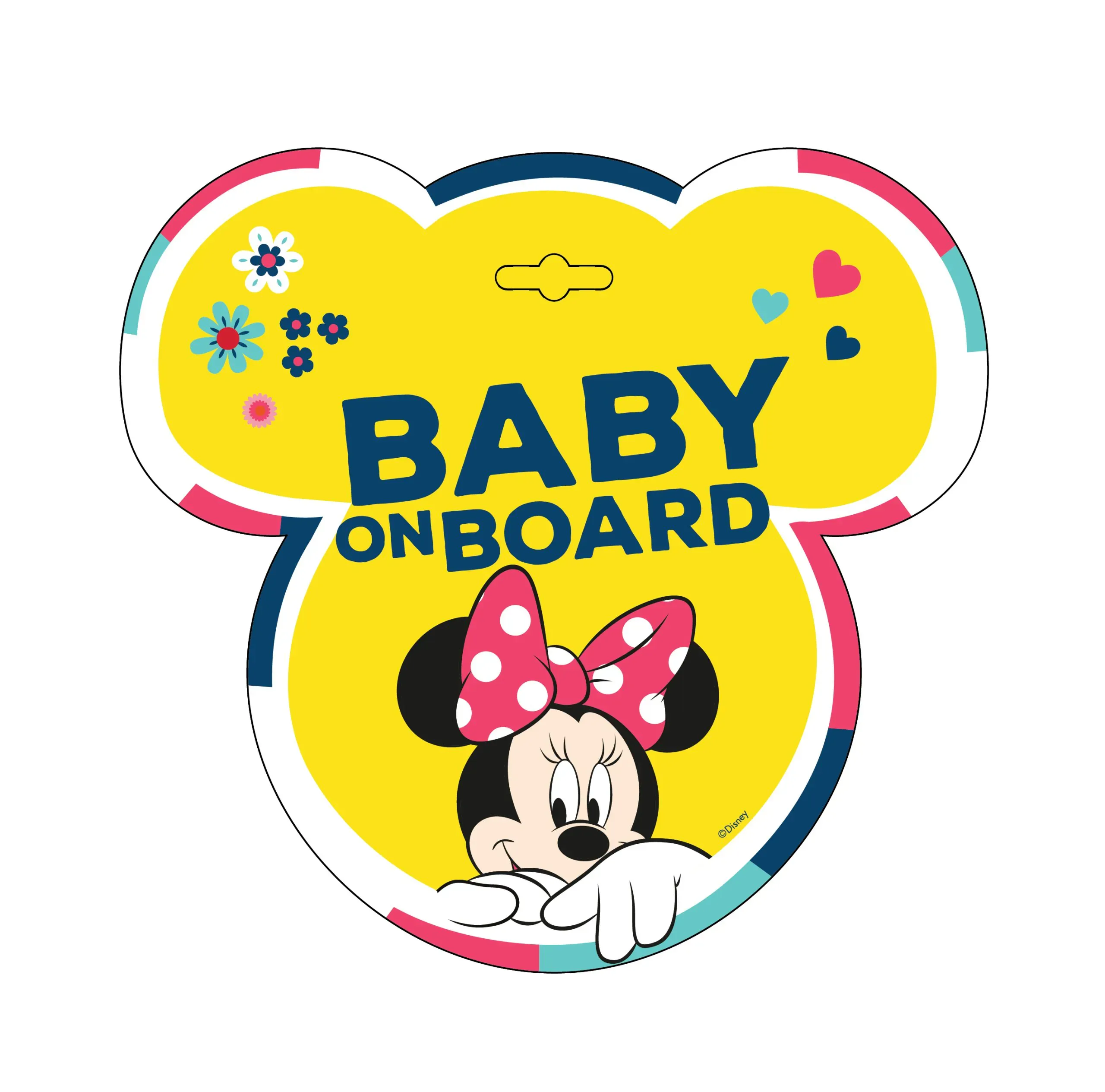 znak baby on board minnie mouse - slika 2