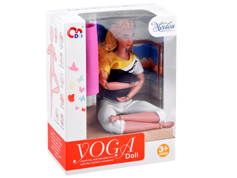 lutka koja vježba yogu 30cm za4460 - slika 9