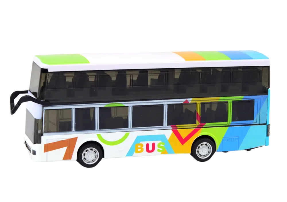 šareni autobus na kat s frikcijskim pogonom - slika 4