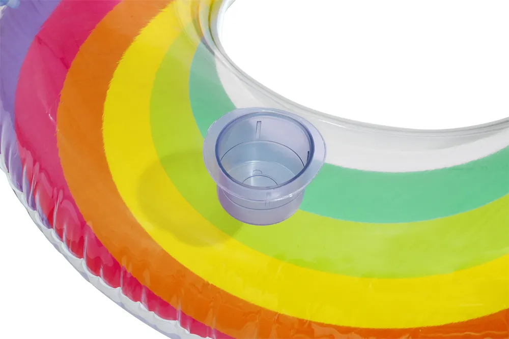 bestway dupli kolut za plivanje na napuhavanje 186 x 116 cm rainbow - slika 7