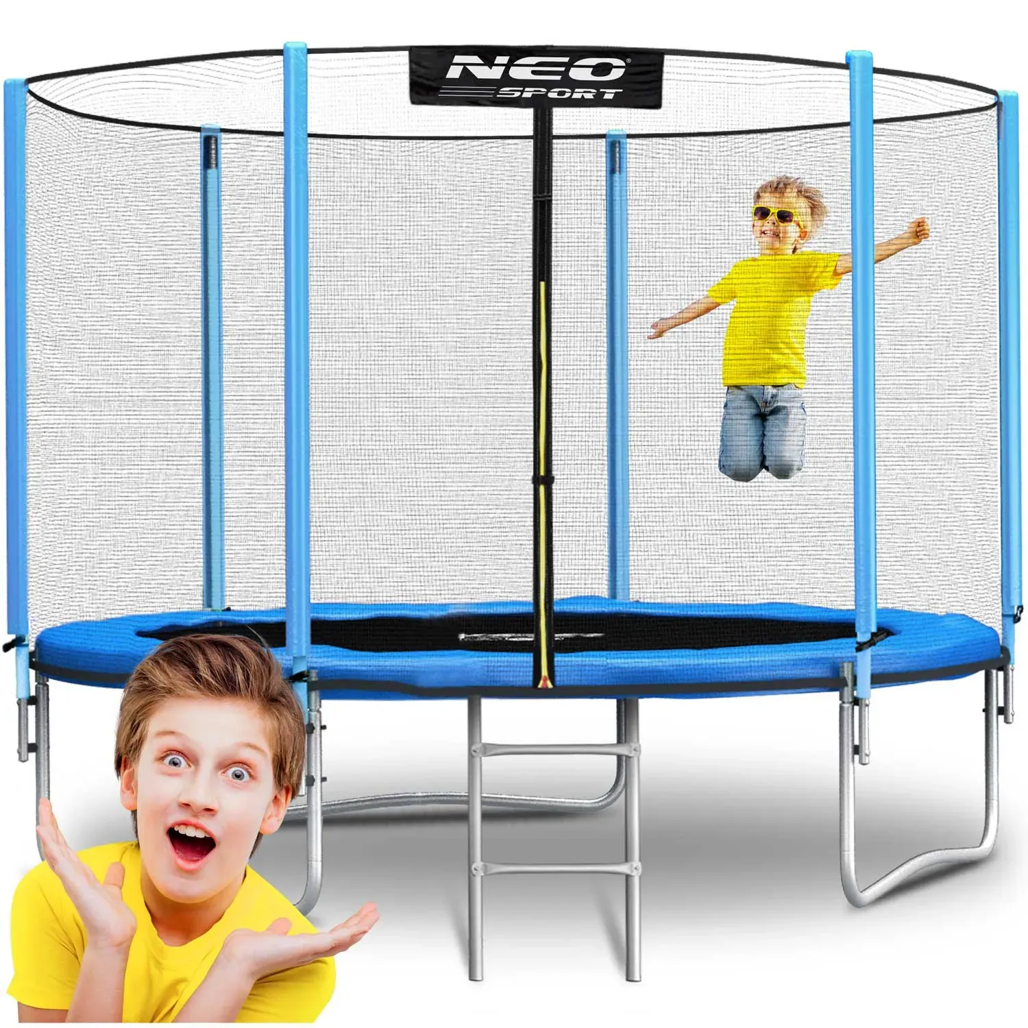 Neo Sport vrtni trampolin 312cm/10ft s vanjskom mrežom i ljestvama - Pribislavec