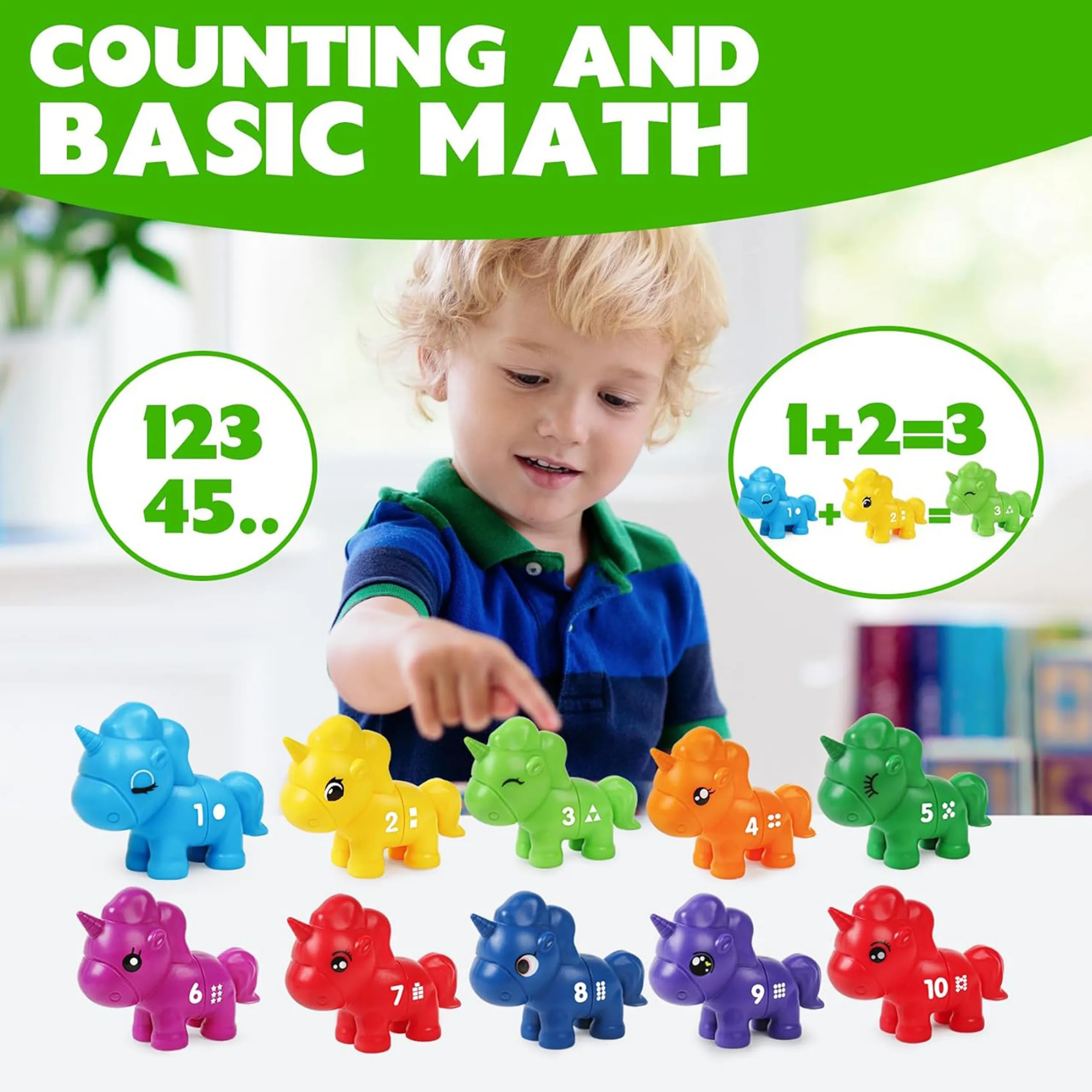 woopie montessori set za sastavljanje "spoji brojeve" 13 kom. - slika 7