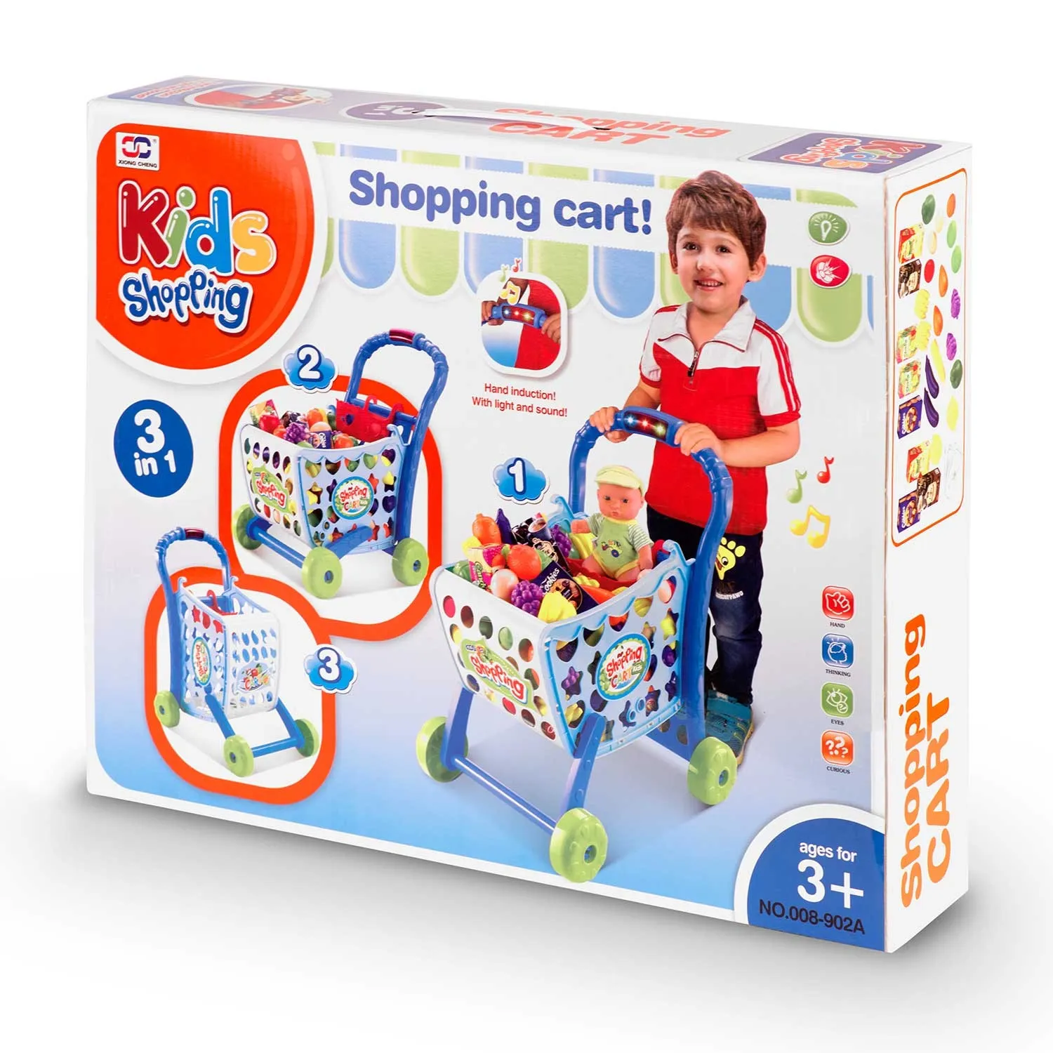 ricokids 773400 plava kolica za kupovinu - slika 5