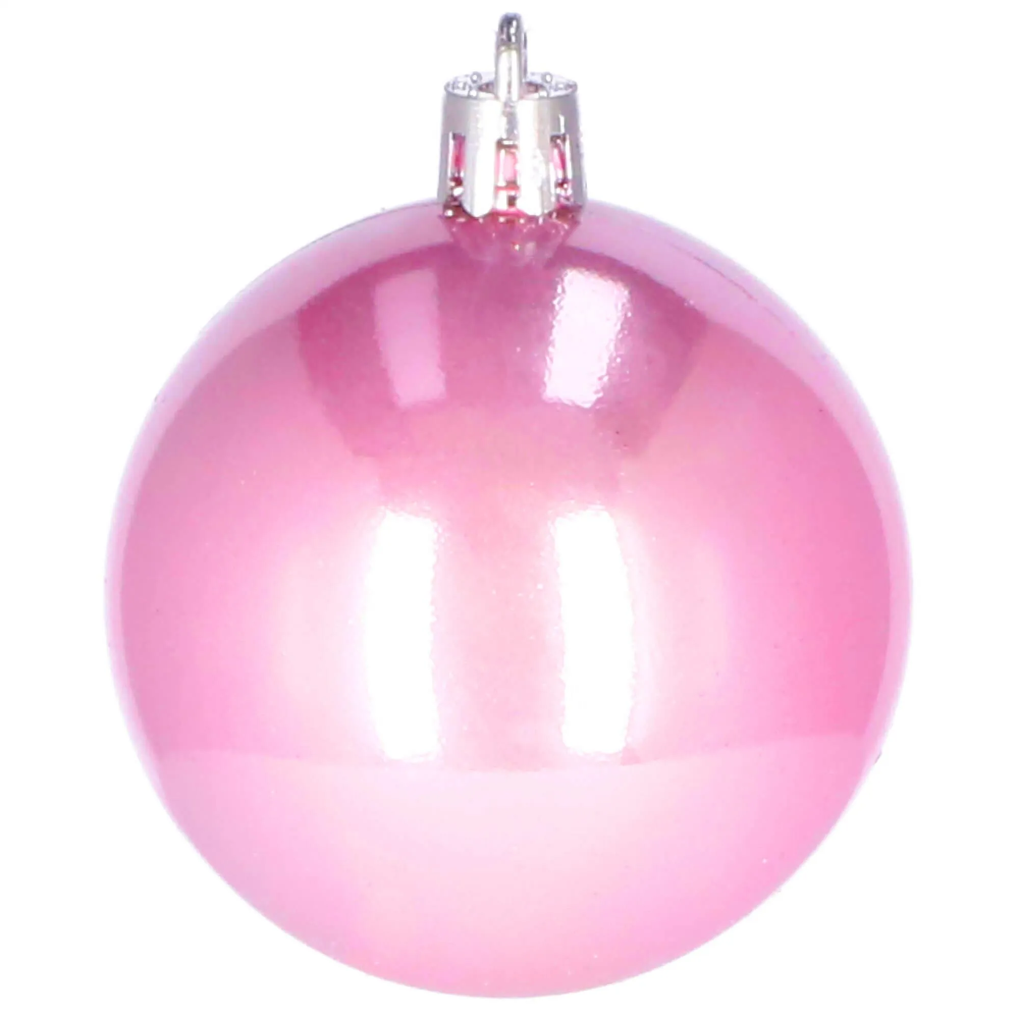 božićne kuglice 4 / 5 / 6 cm – set 30 komada nijanse roze - slika 11
